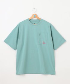 SHARE PARK MENS 【UVカット・吸水速乾・ストレッチ・軽量 】バックプリントポケットTシャツ（L・XLサイズ）
