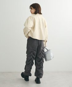 Green Parks ショート丈フェイクレザーシャツ