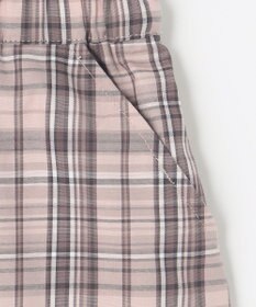 ANY KIDS 裾 スカラップ チェック パンツ