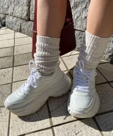 WEGO 【S～XL】クリアライトソールスニーカー