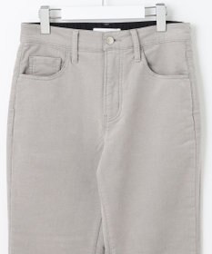 自由区 【洗える】リブレスコール ストレートパンツ