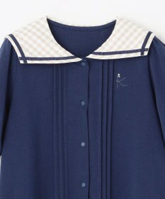 組曲 KIDS 【110-140㎝】ギンガムセーラー ブラウス