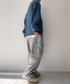 WEGO フェイクスウェードロゴプルオーバー