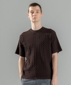 JOSEPH HOMME 【洗える】ドライコットンリンクス　半袖クルーネックニット