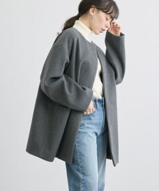 AMERICAN HOLIC リサイクル中空糸ノーカラーコート