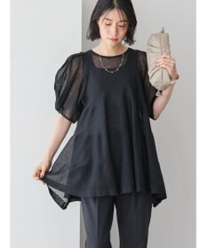 AMERICAN HOLIC ボリュームスリーブティアードニットチュニック