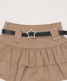 WEGO スターベルト付きティアードスカパン