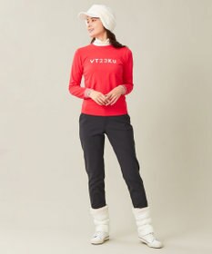 23区GOLF 冬の暖かボトム【WOMEN】ボンディング テーパードパンツ