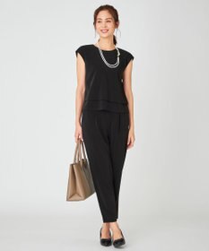 ANY フレンチスリーブブラウス×パンツ セットアップ