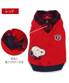 PET PARADISE スヌーピー おりこうトレーナー  レッド 小型犬