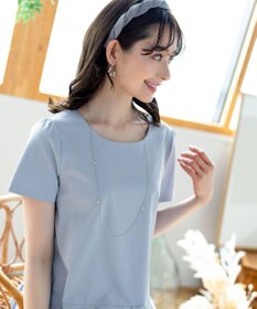 Tiaclasse 【日本製】どんなスタイルにも合わせやすいクリスタルネックレス