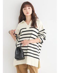 AMERICAN HOLIC バイパチ衿付きニットチュニック