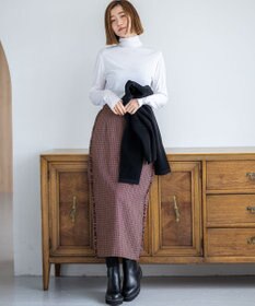 23区 L 【SLOW/一部店舗限定】シアーフライス タートルネック カットソー