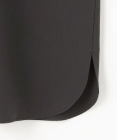 #Newans 【洗濯機可／撥水】シャーリングネック ボリュームスリーブシャツ