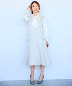 Feroux 【新型・洗える】リボンデザイン ダンボールワンピース