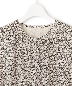 23区 【SLOW/洗える】アンティークフラワープリント ワンピース