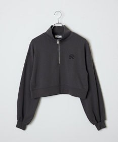 WEGO ハーフジップショートスウェット