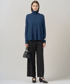 ICB L 【スマートバック仕様・洗える】ストレッチダブルサテン カーゴパンツ