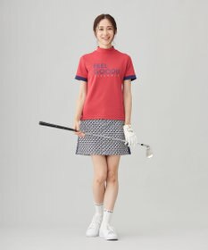 23区GOLF 【WOMEN】【吸水速乾/UVカット】モックネックシャツ