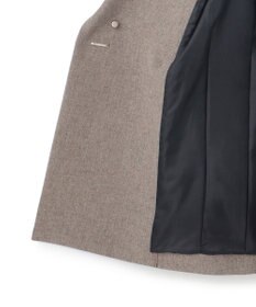 uncrave ウォッシャブルウールライクツイル ジャケット