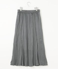 23区 【SLOW/一部店舗限定】リンクルサテン スカート