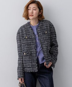 23区 【先行予約】GIOLICAツイード ジャケット