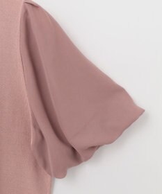 ANY SIS 【洗える】バルーンスリーブ ニットＴシャツ