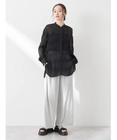 earth music&ecology クシュクシュシアーシャツ