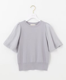 ANY SIS 【洗える】バルーンスリーブ ニットＴシャツ