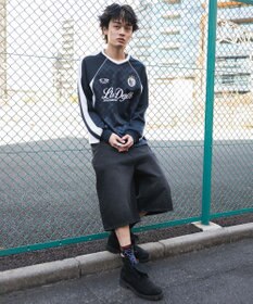 WEGO 【ユニセックス着用ITEM/MLサイズ展開】ラインスリーブゲームT（LS）