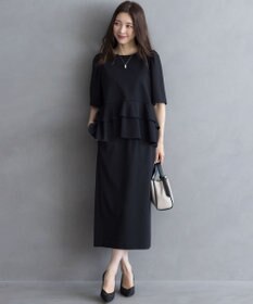 組曲 S ご好評につき追加生産【WEB限定】ジョーゼットジャージーティアード ブラウス