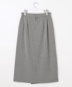 自由区 S 【撥水加工・洗える】TRギャバチェック柄 スカート