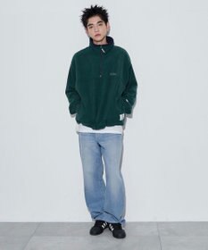 WEGO DISCUSフリースハーフジップPO