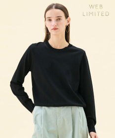 BEIGE， 【WEB限定・洗える】LECERF / 異素材バックシアーストレッチニット