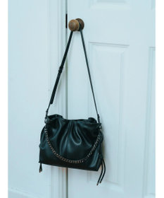 YECCA VECCA 【CLASSY.掲載】2wayチェーンギャザーバッグ