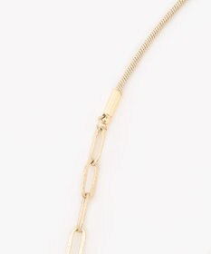 ANY チェーンミックスラリエットネックレス