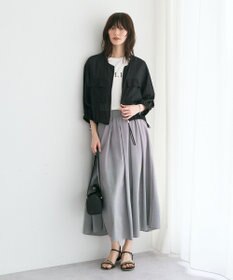 YECCA VECCA タックフレアスカート
