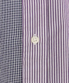 J.PRESS MEN 【クールマックス】クレイジーパターン サッカーシャツ/B.D.