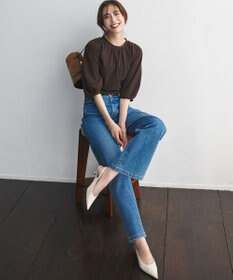 23区 S 【滝沢眞規子さん着用/VERY・Oggi掲載】23区DENIM ストレッチ ワイドパンツ