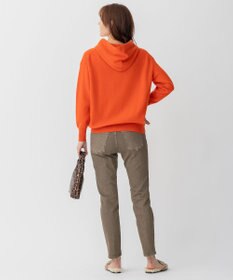 自由区 【洗える】ピュアカシミヤミルド フーディーニット