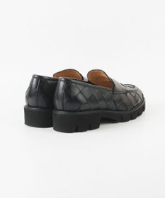 BONTRE 【LucaGrossi/ルカグロッシ】厚底レザー編み込みローファー/K356M-USO