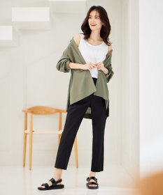 J.PRESS LADIES コットンリブ ノースリーブ カットソー