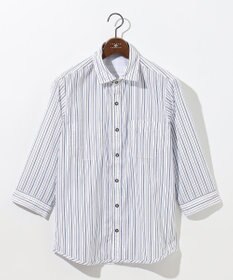 JOSEPH ABBOUD 【キングサイズ・2WAY/】ライトリバーシブルストライプシャツ