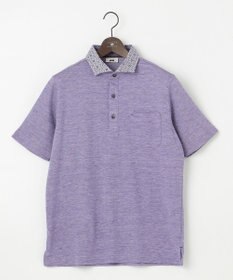 JOSEPH ABBOUD 【吸水速乾】リネンハニカム ポロシャツ