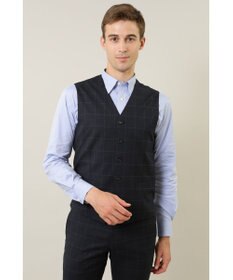 DAKS ウールチェックベスト