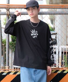 WEGO 【ユニセックス着用ITEM/2点SET】アクセ付きアンサンブルT（LS）