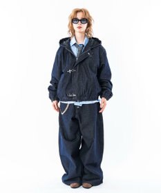 WEGO 【ユニセックス着用ITEM/MLサイズ展開】ファイヤーマンフードブルゾン