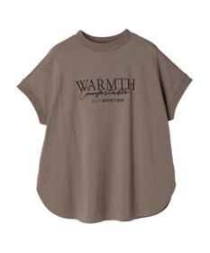 Green Parks フレンチスリーブ筆記体刺繍ロゴプルオーバー