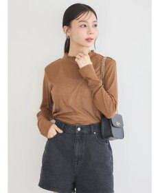 earth music&ecology シアーリブプルオーバー