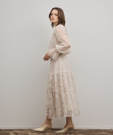 GRACE CONTINENTAL チュールタイブラウス